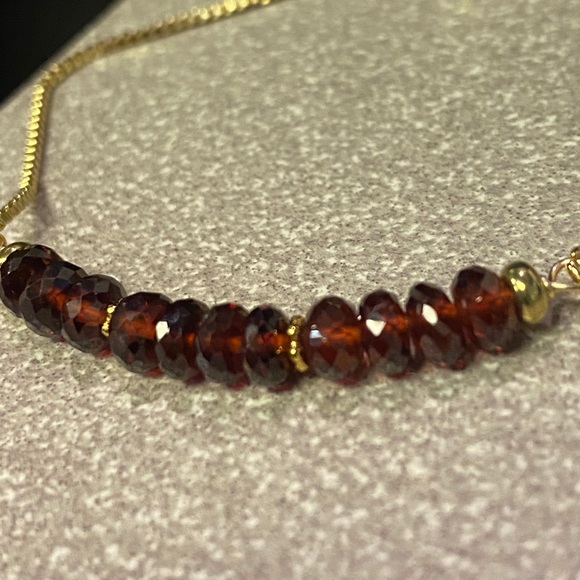 Genuine Garnet bracelet - Picture 4 of 6